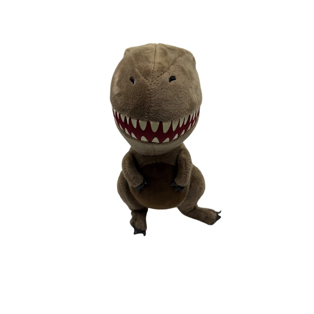 Jurassic World T-Rex Plush Stuffed Dinosaur Universal Studios Brown Toy 10 inch